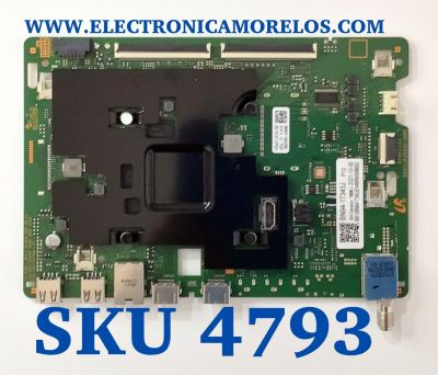 MAIN PARA SMART TV SAMSUNG 4K RESOLUCION ( 3840x2160 ) UHD / NUMERO DE PARTE BN94-17345J / BN41-02844C / BN9417345J / BN97-18525E / BYBH2141 / PANEL CY-SA055HGLV1H / DISPLAY BN96-50255B / LSF550FN16-Q01 / MODELO UN55AU800FXZA FA17